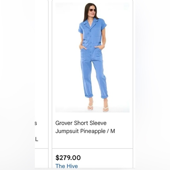 Navy Jumpsuit - size L (42) - Picture 5 of 5